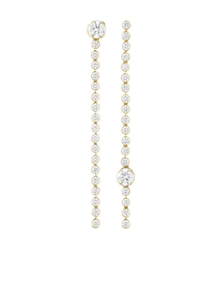 18kt Recycled Yellow Gold Ciel De Diamant Diamond Earrings