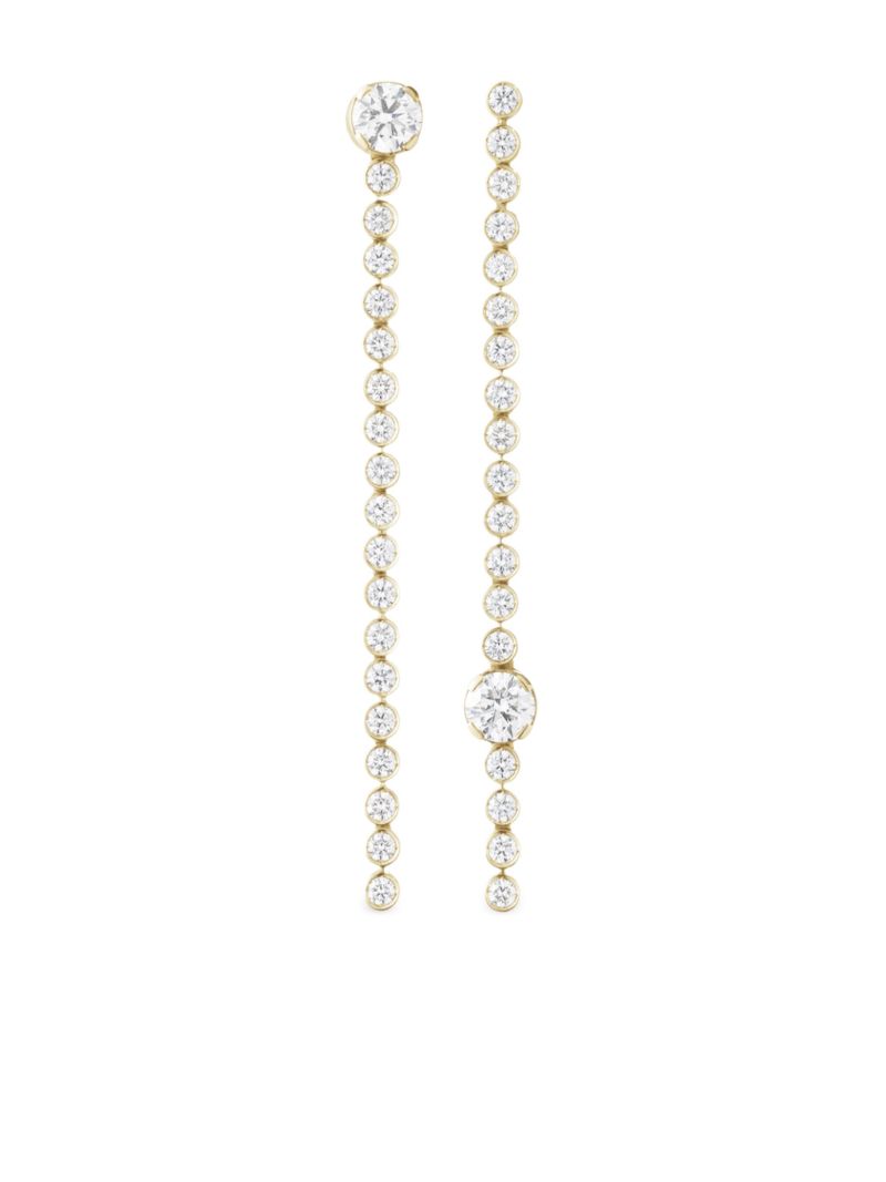 18kt Recycled Yellow Gold Ciel De Diamant Diamond Earrings