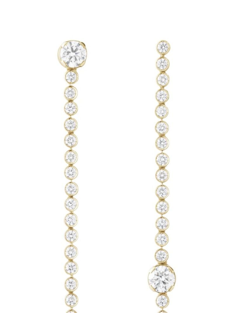 18kt Recycled Yellow Gold Ciel De Diamant Diamond Earrings