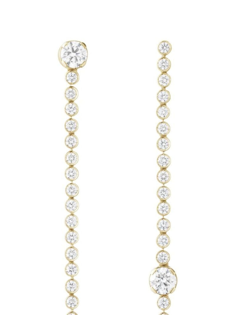 18kt Recycled Yellow Gold Ciel De Diamant Diamond Earrings