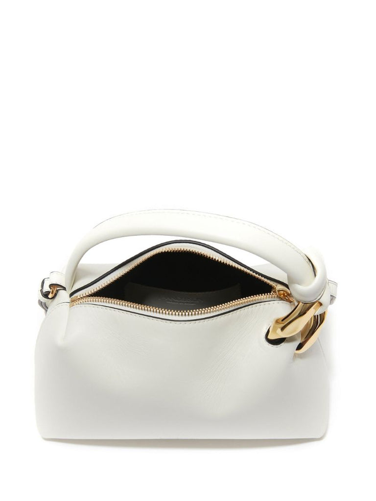 White Corner Small Cross Body Bag