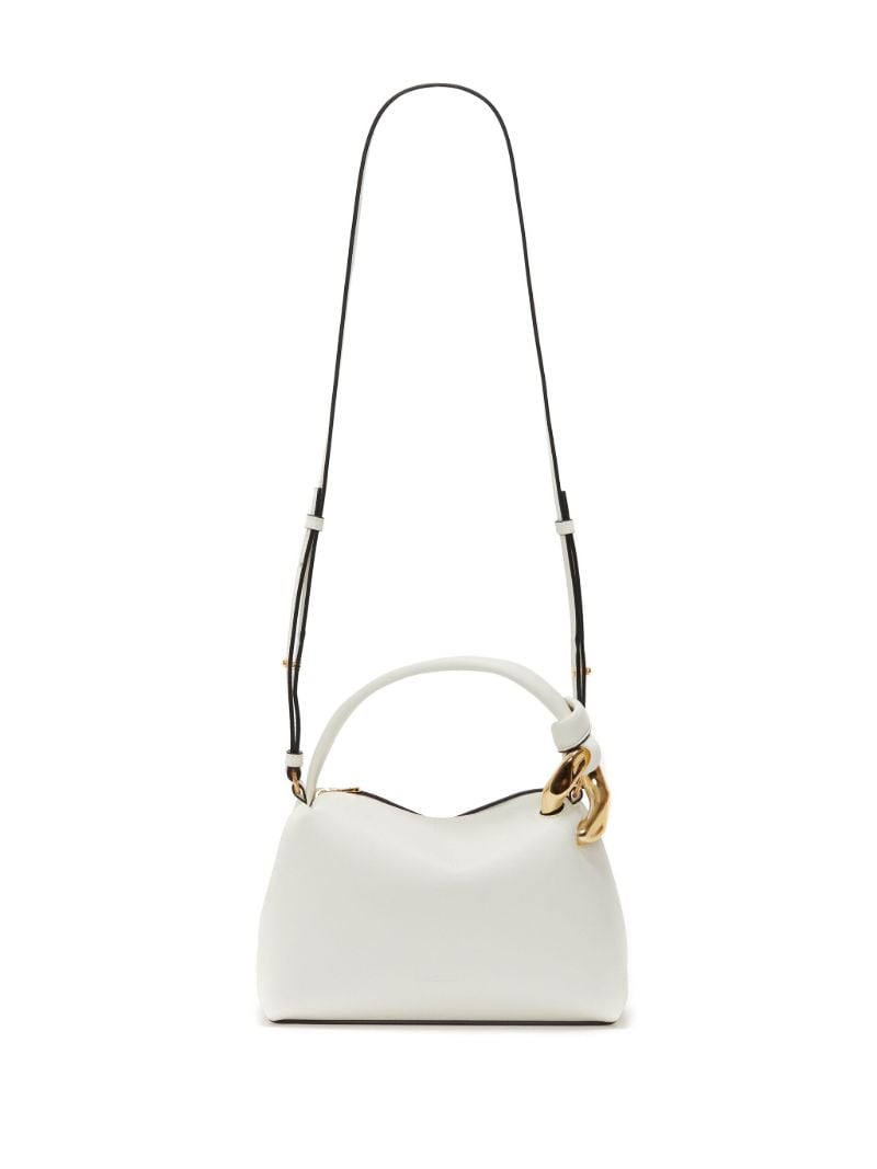 White Corner Small Cross Body Bag