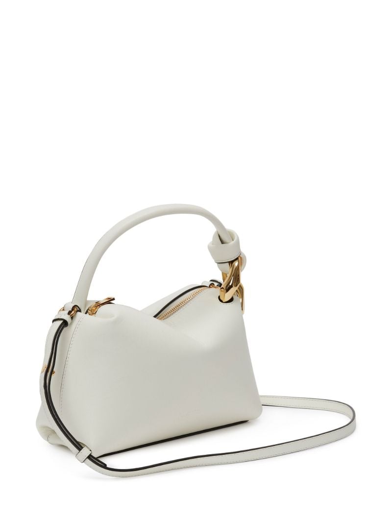 White Corner Small Cross Body Bag
