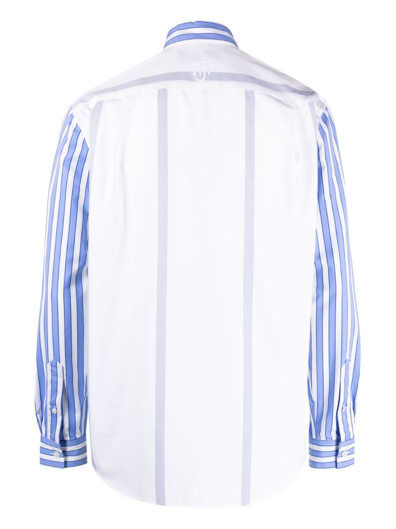 Blue Striped Cotton Shirt