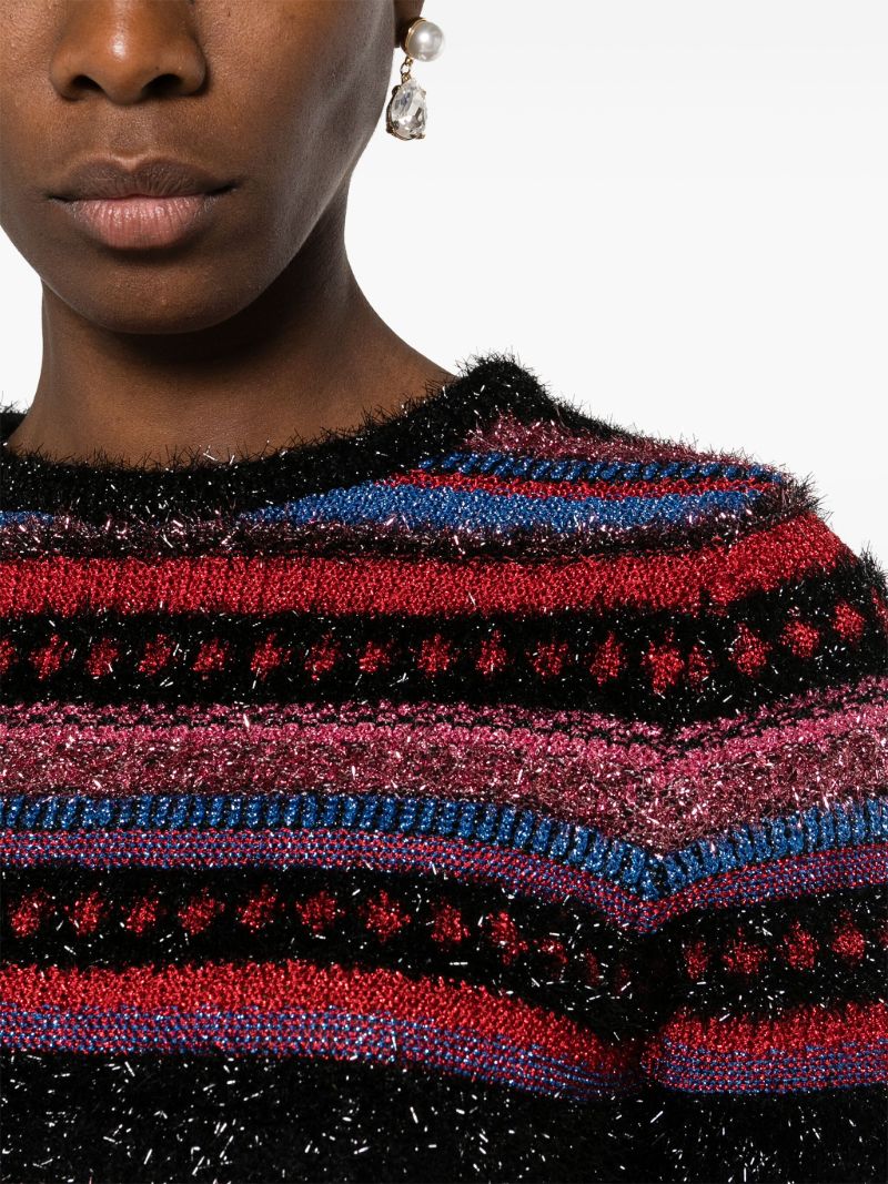 Multicolour Jordan Stripe-pattern Sweater