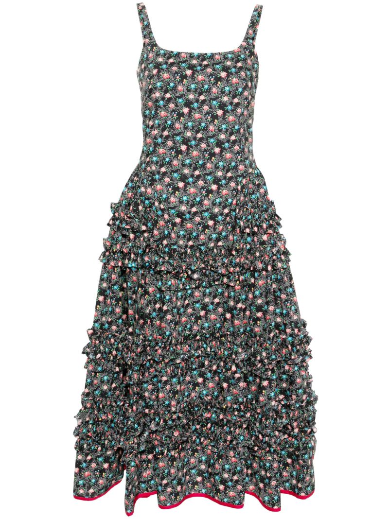 Black Ruby Floral-print Dress