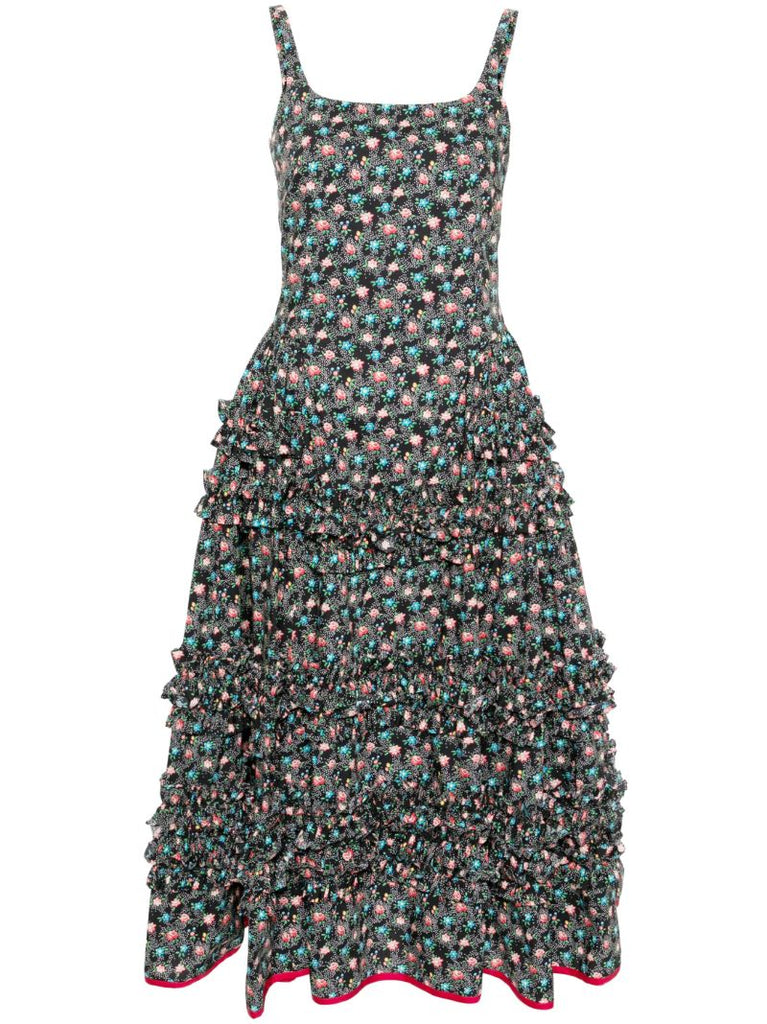 Black Ruby Floral-print Dress