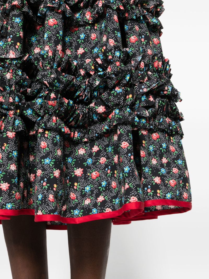 Black Ruby Floral-print Dress