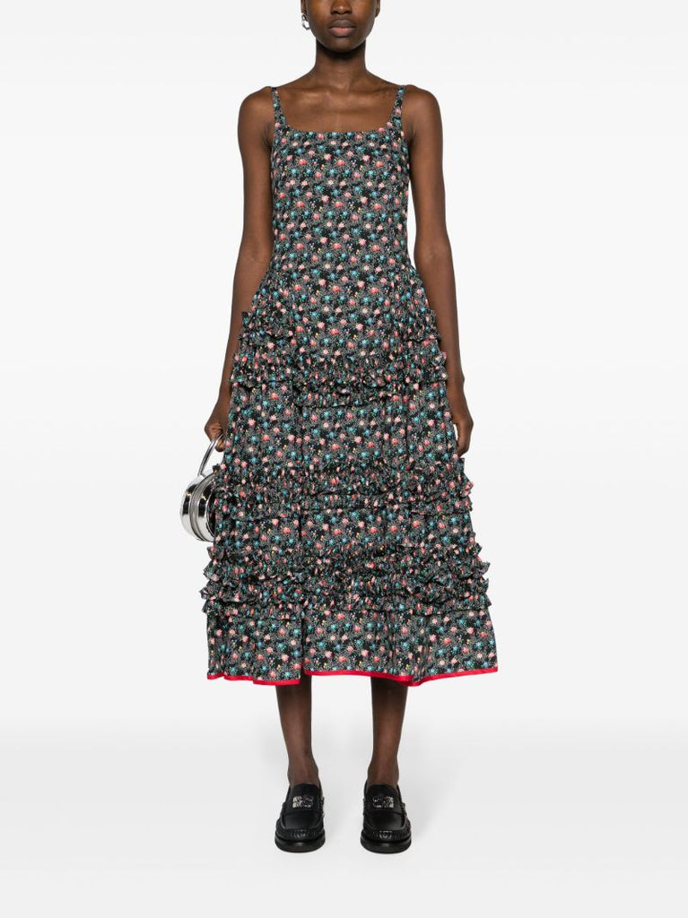 Black Ruby Floral-print Dress
