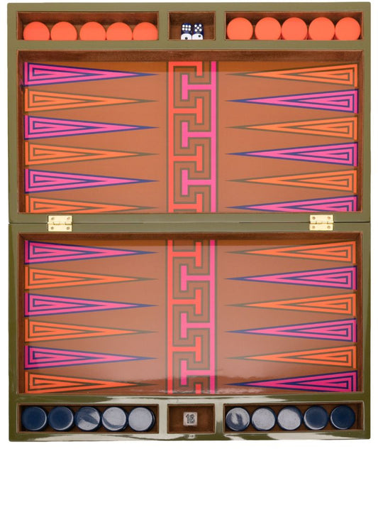 Green Madrid Backgammon Set