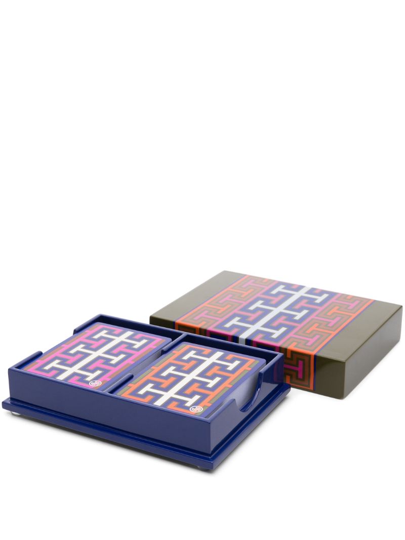 Green Madrid Lacquered Card Set