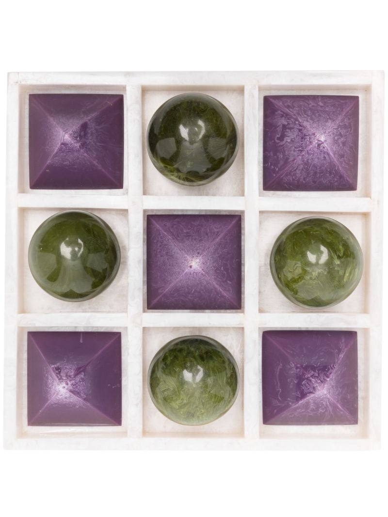 Purple Mustique Tic-tac-toe Set