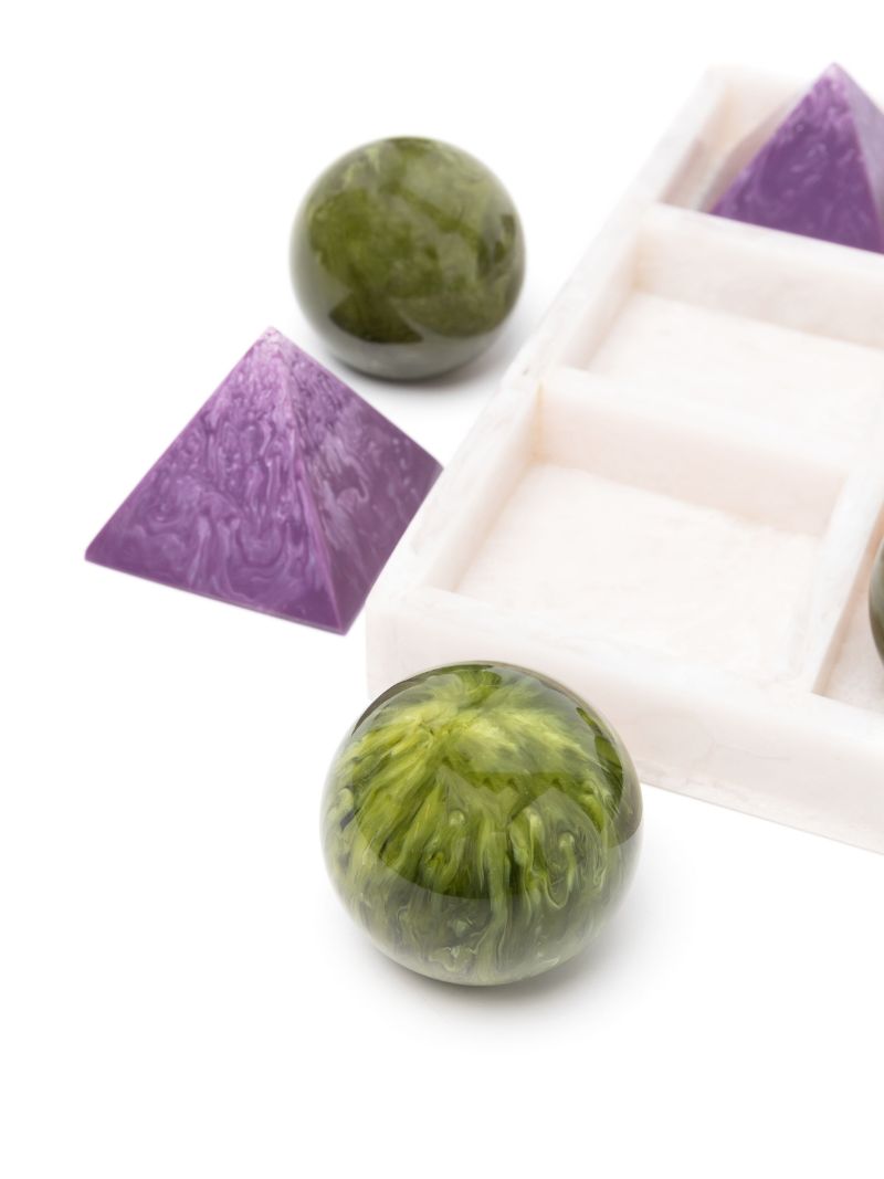 Purple Mustique Tic-tac-toe Set