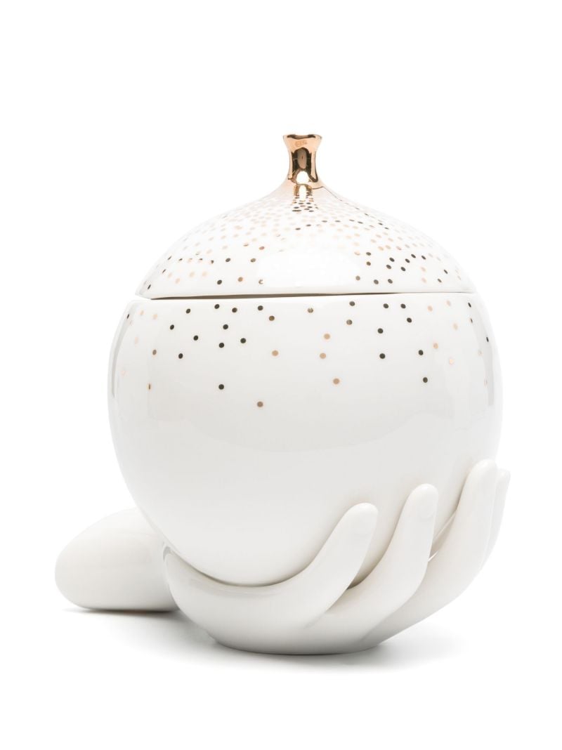 White Gilded Eve Ceramic Box