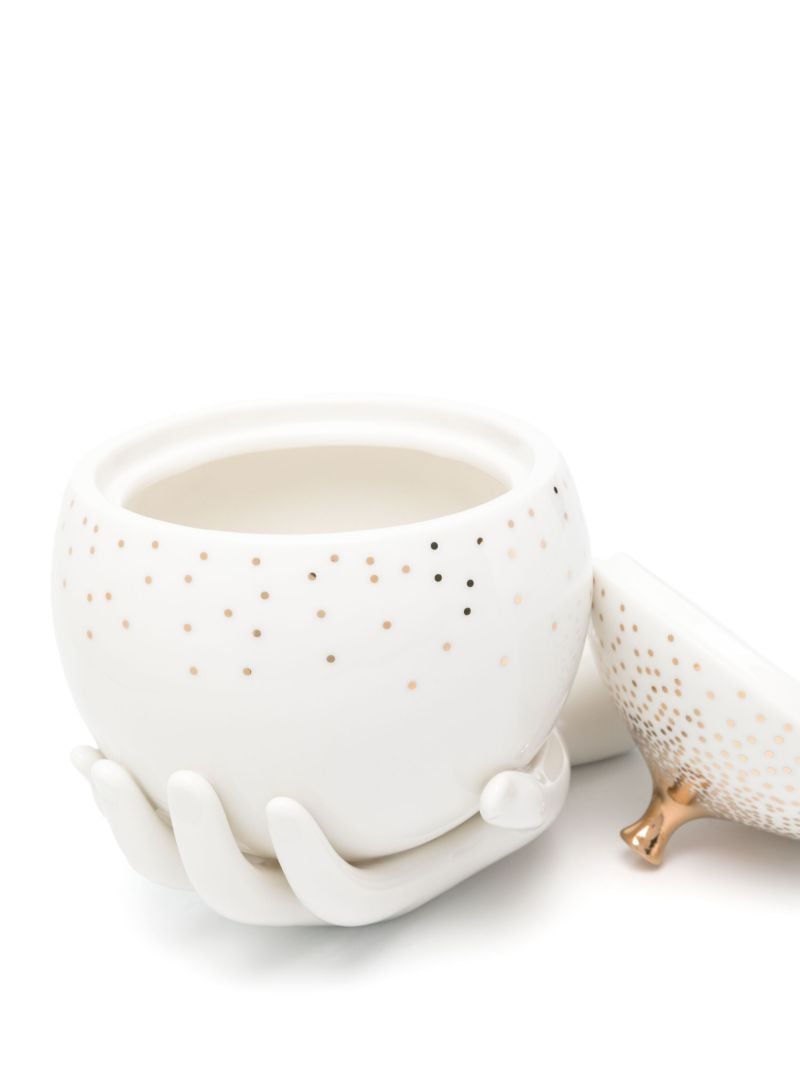 White Gilded Eve Ceramic Box