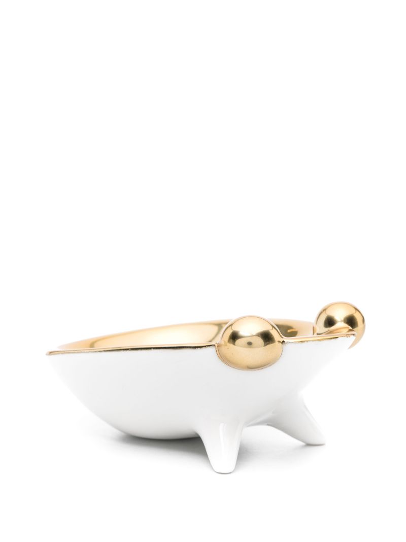 White Frog Salt and Pepper Cellar Set