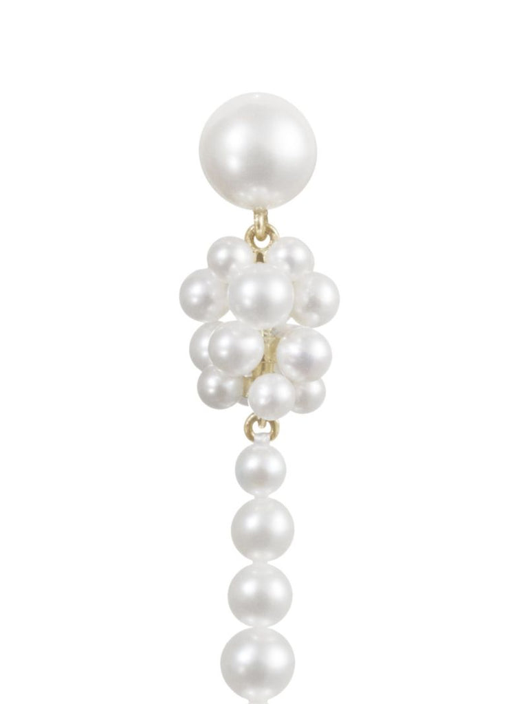14kt Recycled Yellow Gold Colonna Freshwater Pearl Earrings