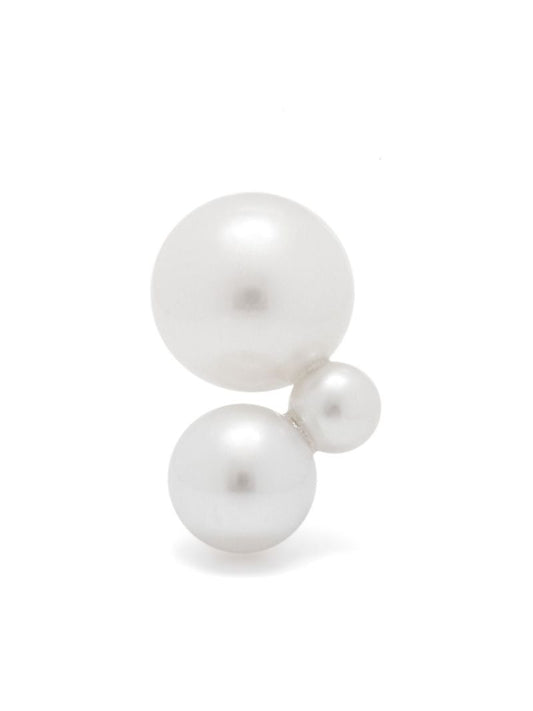 14k Yellow Gold Freshwater Pearl Earring