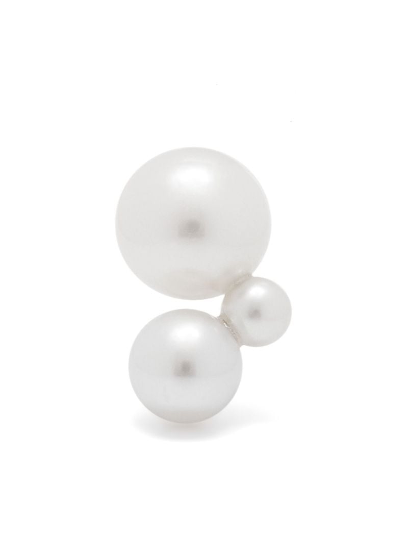 14k Yellow Gold Freshwater Pearl Earring