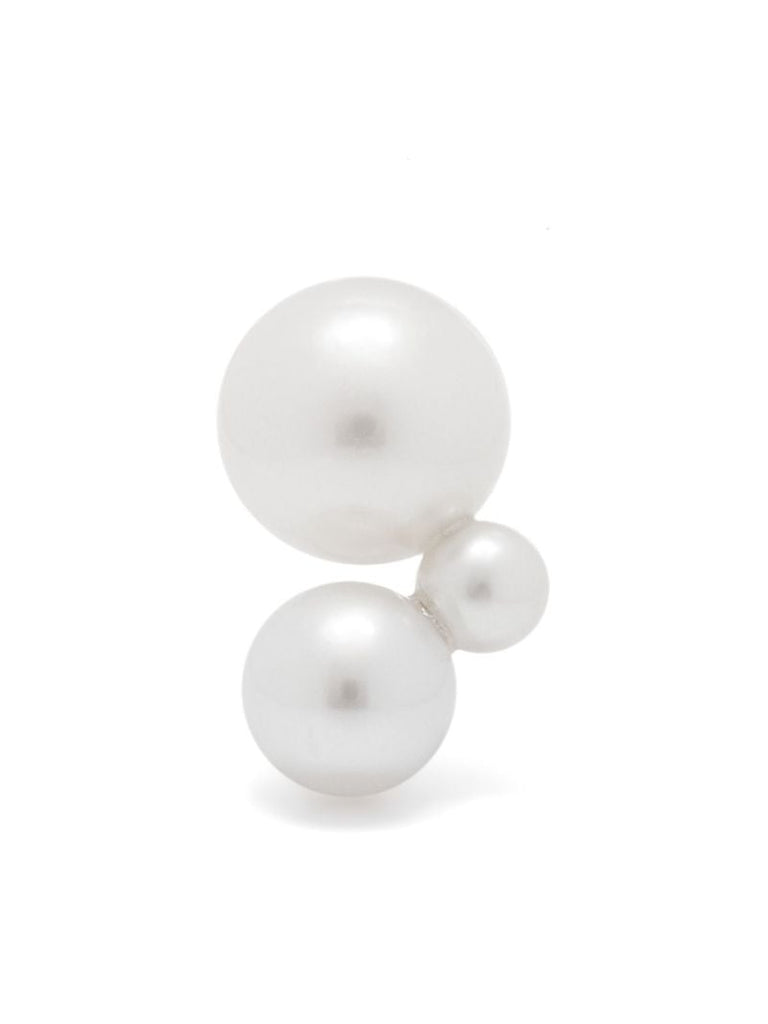 14k Yellow Gold Freshwater Pearl Earring