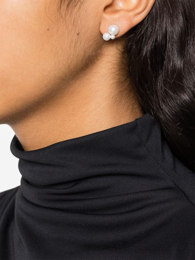 14k Yellow Gold Freshwater Pearl Earring