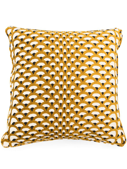 X Pierre Frey Yellow Les Ecailles Cushion