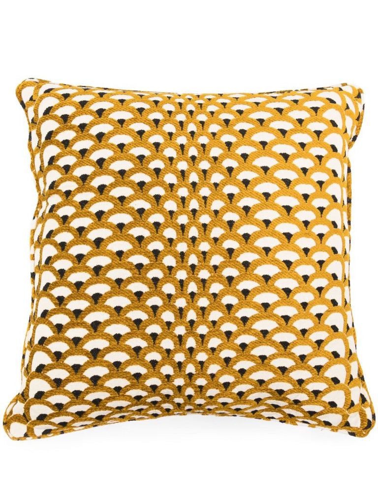X Pierre Frey Yellow Les Ecailles Cushion