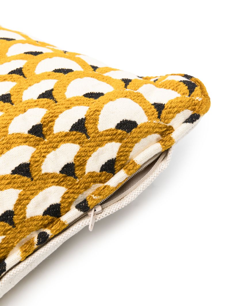X Pierre Frey Yellow Les Ecailles Cushion