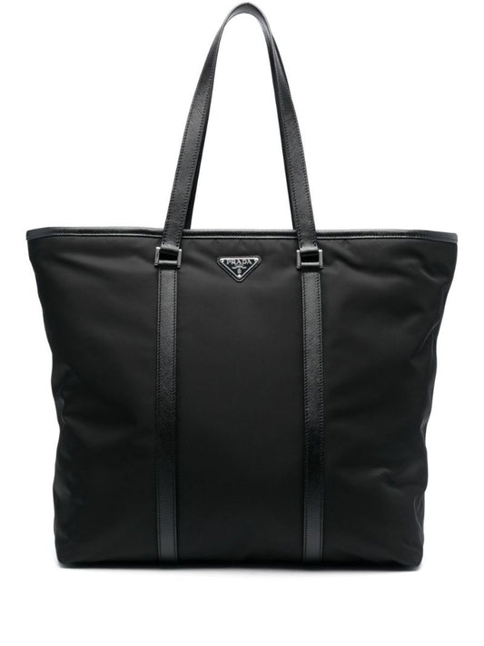 Black Triangle-logo Tote Bag