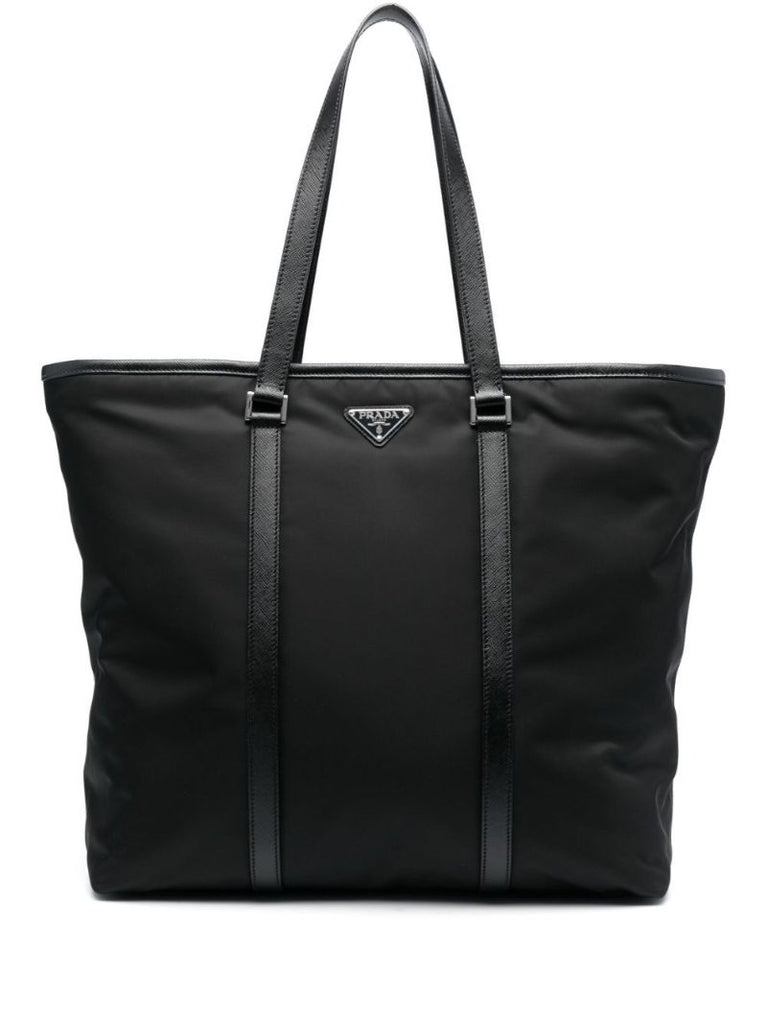 Black Triangle-logo Tote Bag