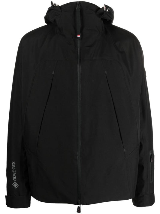 Black Lapaz Hooded Ski Jacket