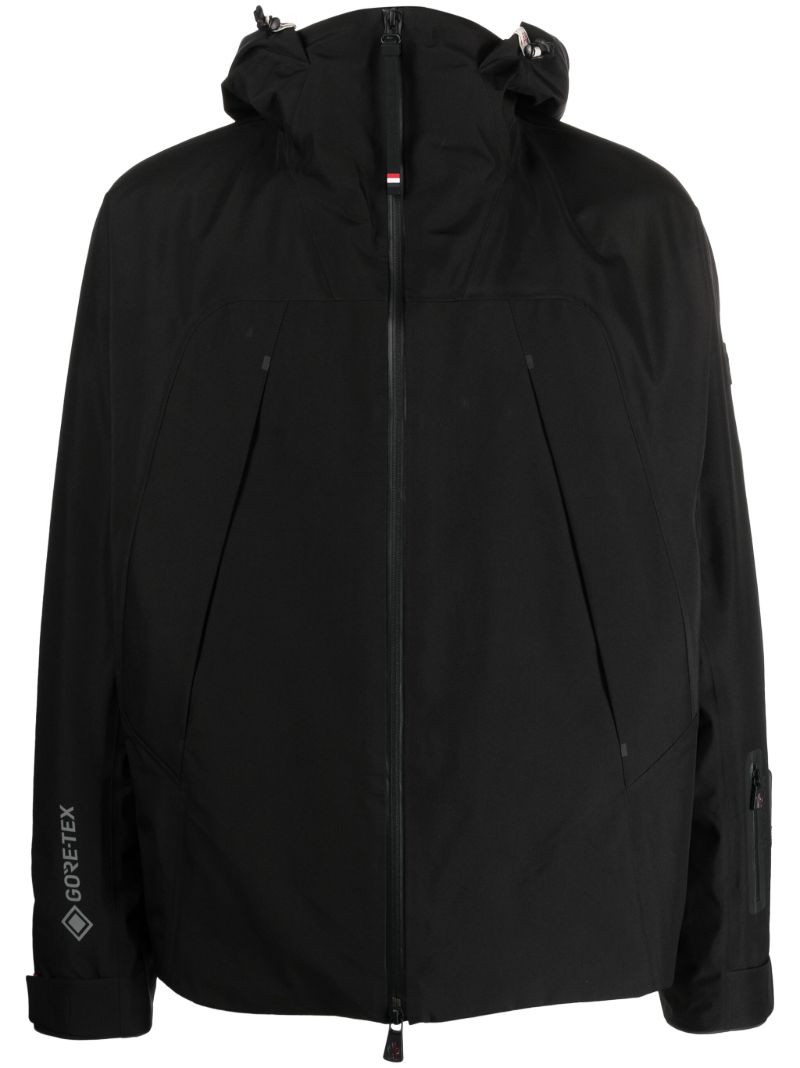 Black Lapaz Hooded Ski Jacket