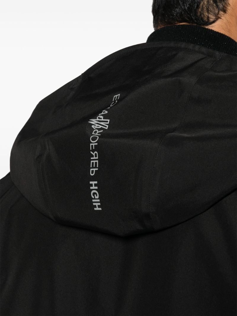 Black Lapaz Hooded Ski Jacket