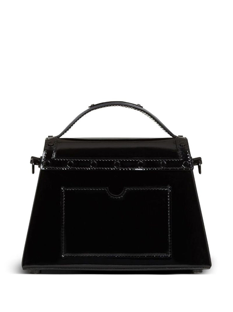Black B-buzz Dynasty Patent Leather Shoulder Bag