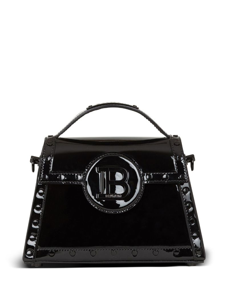 Black B-buzz Dynasty Patent Leather Shoulder Bag