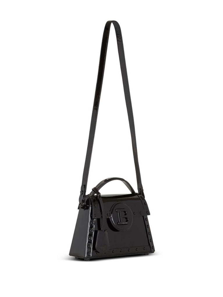 Black B-buzz Dynasty Patent Leather Shoulder Bag