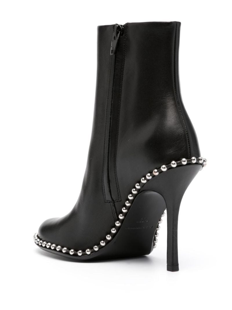 Black 110 Leather Ankle Boots