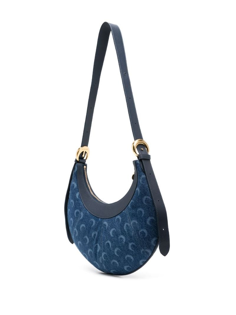 Blue Eclips Mini Denim Shoulder Bag
