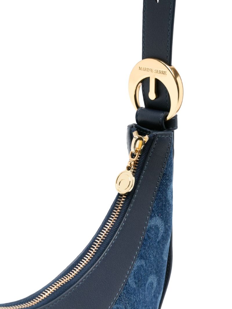 Blue Eclips Mini Denim Shoulder Bag