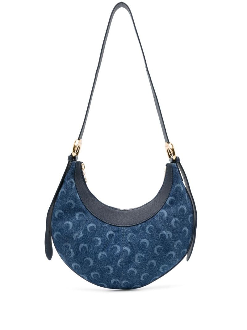 Blue Eclips Mini Denim Shoulder Bag