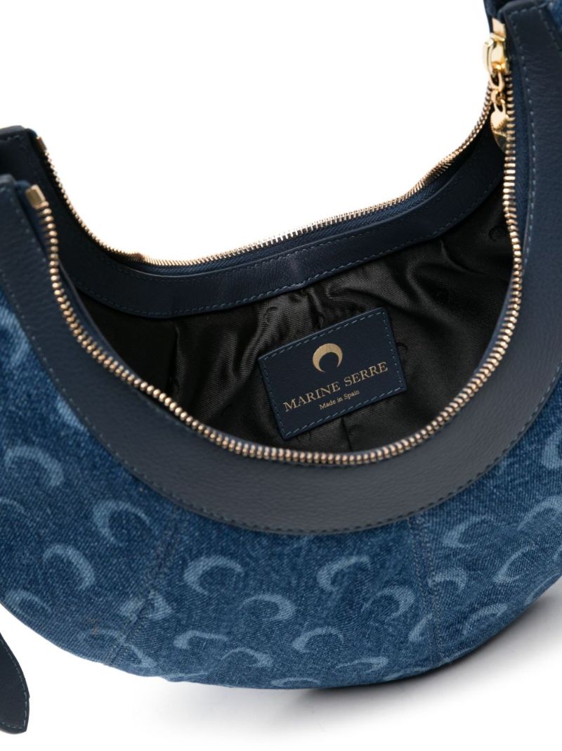 Blue Eclips Mini Denim Shoulder Bag