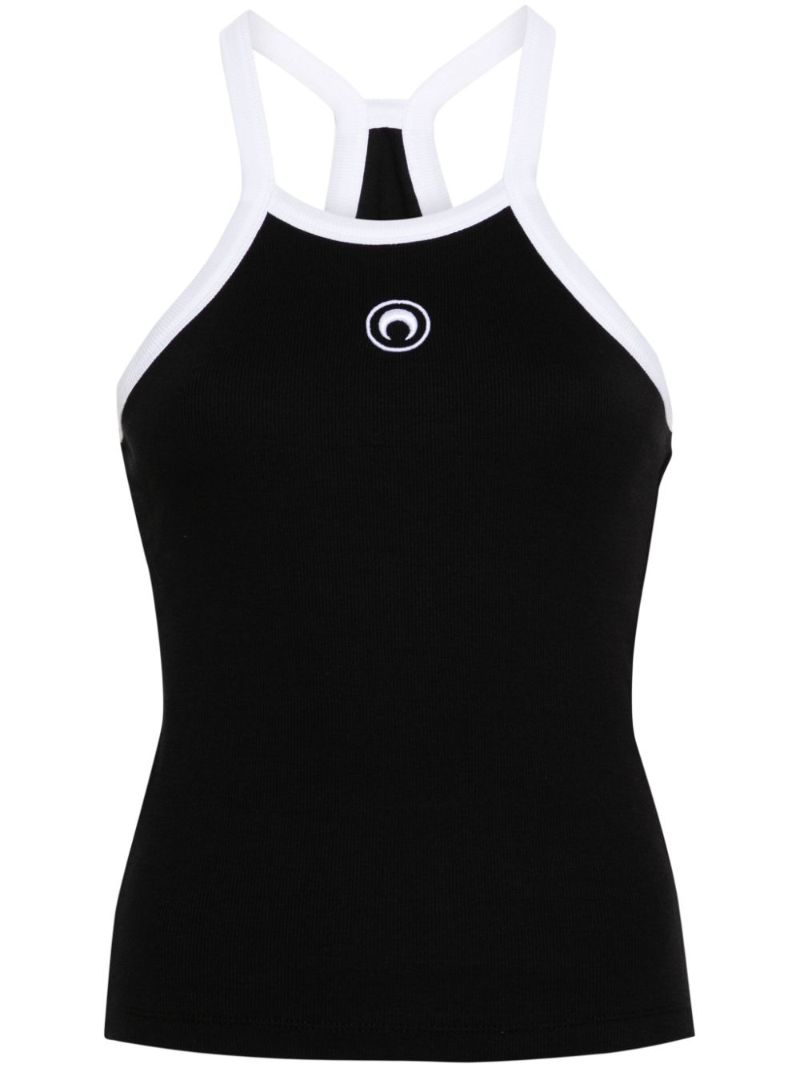 Black Crescent Moon Organic Cotton Top