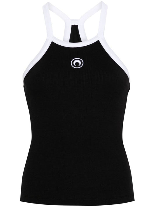 Black Crescent Moon Organic Cotton Top