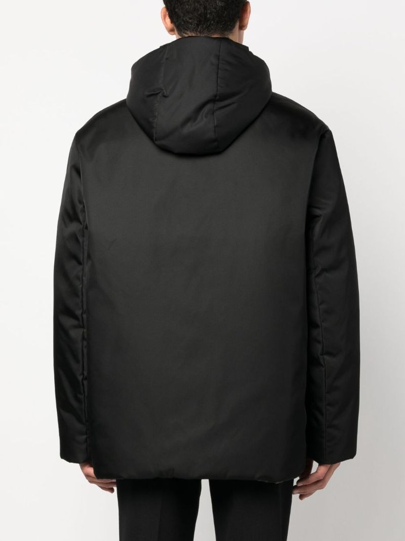 Black Triangle-logo Padded Jacket
