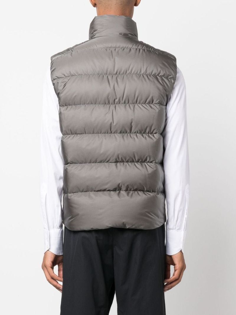 Grey Triangle Logo Padded Vest