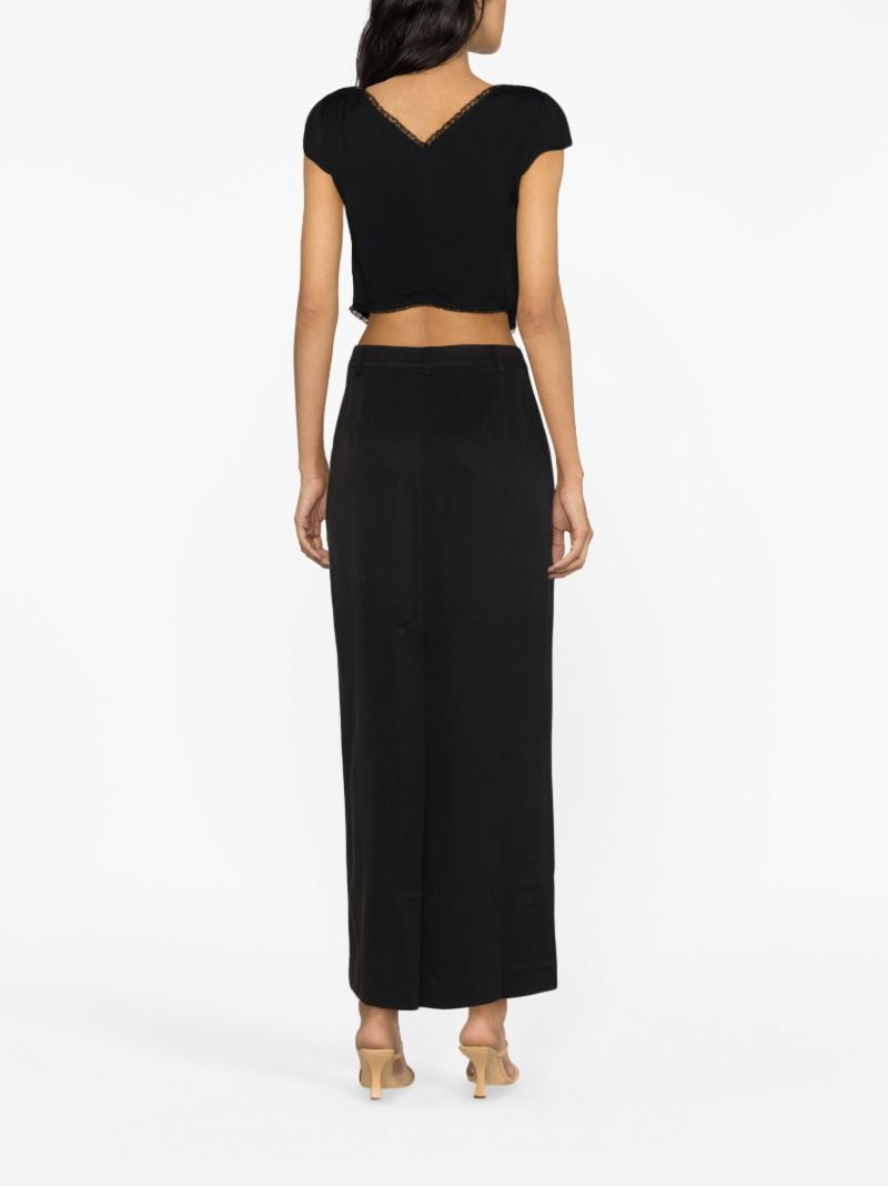 Black Safia Crop Top