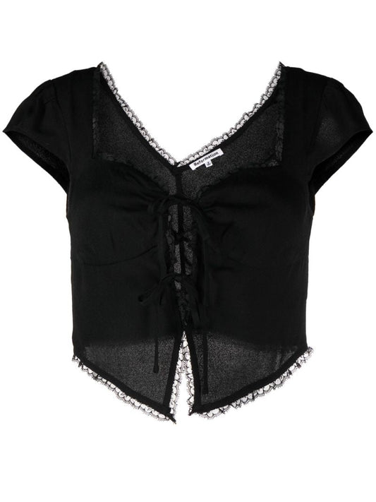 Black Safia Crop Top