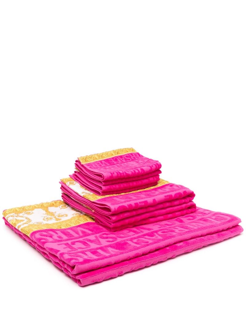 Pink I Love Baroque Towel Set