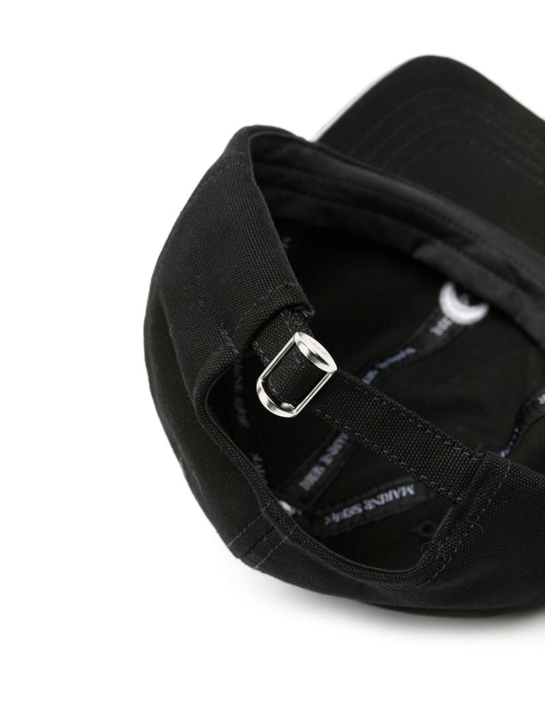 Black Logo-embroidered Cotton Cap