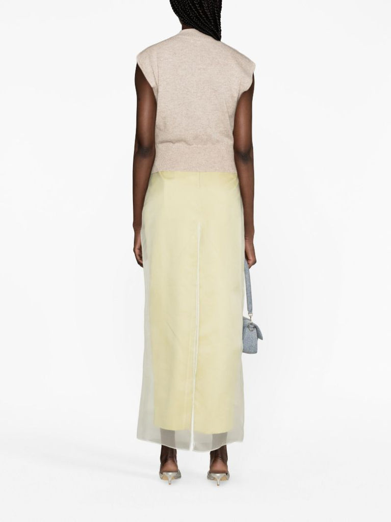 Neutral Arco Cashmere Sweater